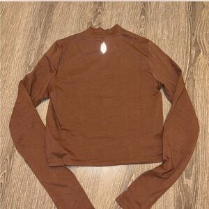 FP Movement mock neck brown